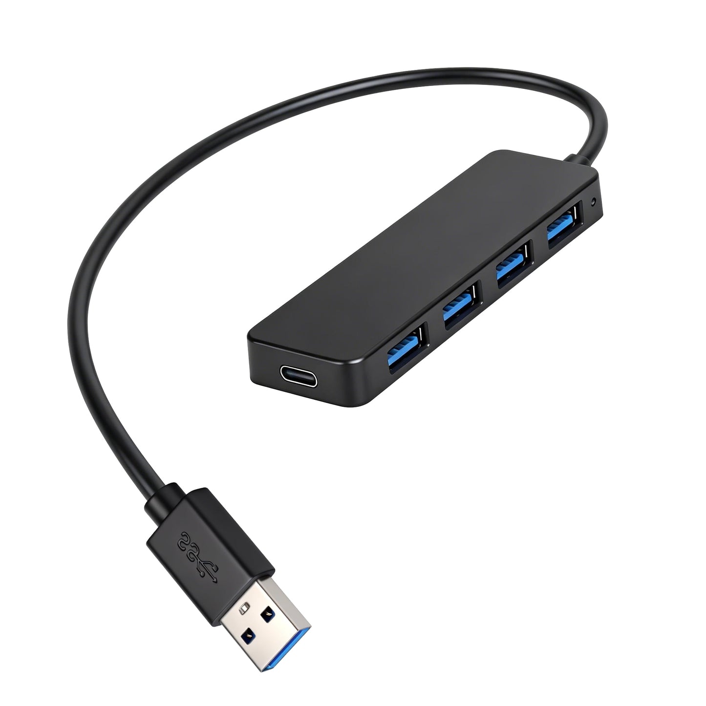 4-Port USB Hub,USB 3.0 Hub Splitter Ultra-Slim, Portable USB Adapter