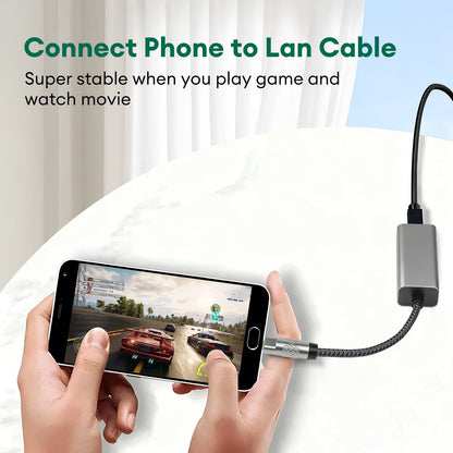 USB C to Ethernet Adapter, USB3.0 Gigabit Network Adapter, Driver Free