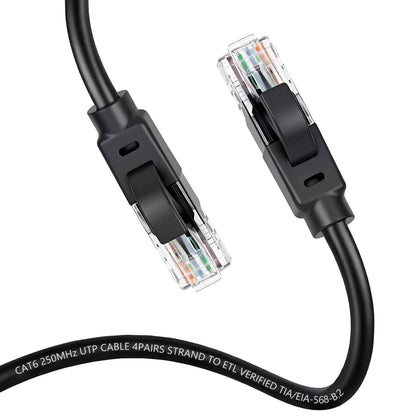 Cat 6 Ethernet Cable 1 ft, High Speed 1Gbps Internet Network Cable