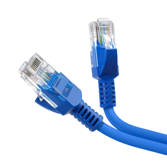 Cat5E Ethernet Cable 3ft Blue, High-speed Gaming LAN Cord